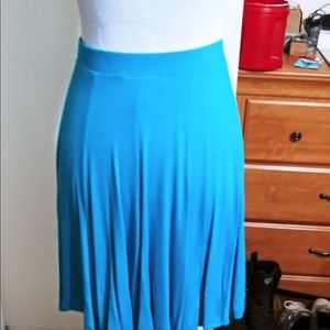 INC Turquoise Knit Skirt
